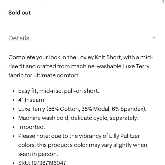 NWT Lilly Pulitzer Lemon Print Shorts size medium! 🍋 - Picture 3 of 9